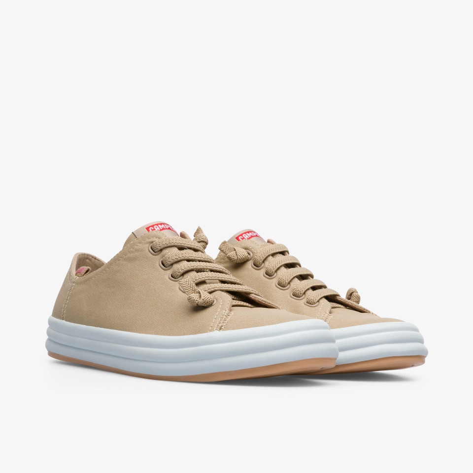 Camper Hoops Khaki - Camper Women's Sneakers ||1260-HIXJQ||